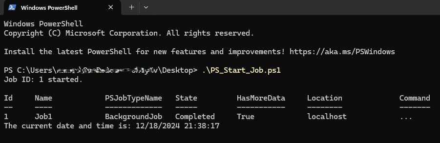 PS_Start_Job